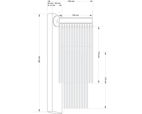 Настенный светильник KUTEK FILAGO FIL-K-1(BN)100/170 Настенный светильник KUTEK FILAGO FIL-K-1(BN)100/170