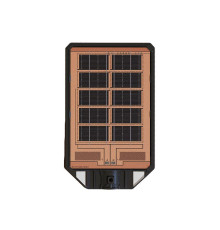 Уличный консольный светодиодный светильник Arte Lamp Avior A9100AL-1BK