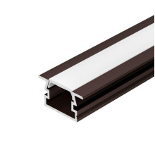 Профиль встраиваемый Arlight PDS-FS-2000 Anod Brown Deep 042585