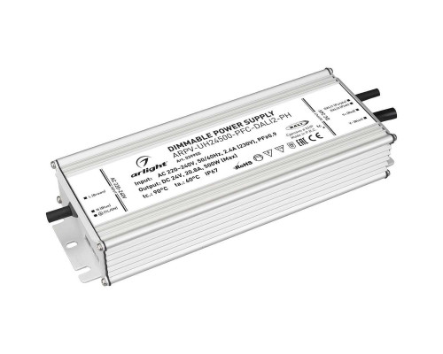 Блок питания Arlight ARPV-UH24500-PFC-Dali2-PH 24V 500W IP67 20,8A 039955 Блок питания Arlight ARPV-UH24500-PFC-Dali2-PH 24V 500W IP67 20,8A 039955