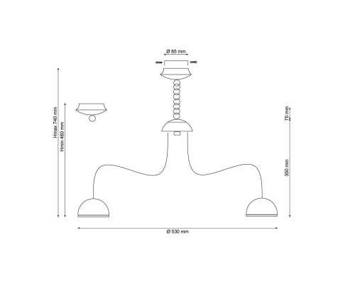Подвесная люстра Lucia Tucci Natura 064.6 LED Подвесная люстра Lucia Tucci Natura 064.6 LED