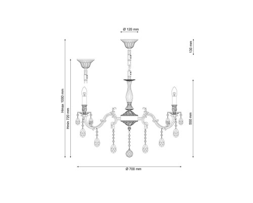 Подвесная люстра Lucia Tucci Firenze 141.8 Cream White Подвесная люстра Lucia Tucci Firenze 141.8 Cream White