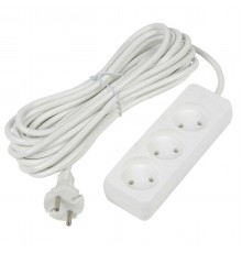 Удлинитель Uniel Ultra 3гн х 10м б/з S-CU3-10 White UL-00009980