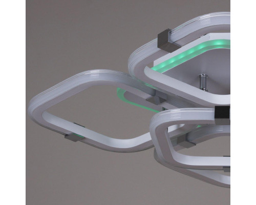 Потолочная светодиодная люстра Reluce 06321-3.3-05 WH+CR (RGB)