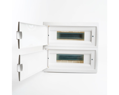 Бокс встраиваемый STEKKER EBX50-2/24-20 24 модуля, белый, пластик, серия Standart