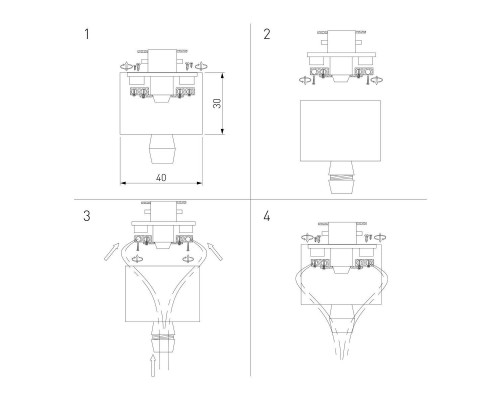 Адаптер Elektrostandard TRLM-1-BK a051728