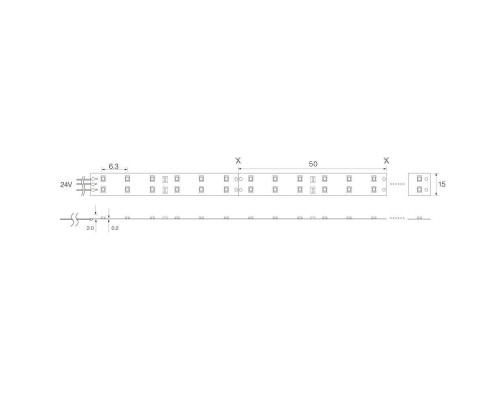 Светодиодная влагозащищенная лента Feron 19,2W/m 240LED/m 2835SMD теплый белый 5M LS615 27734 Светодиодная влагозащищенная лента Feron 19,2W/m 240LED/m 2835SMD теплый белый 5M LS615 27734