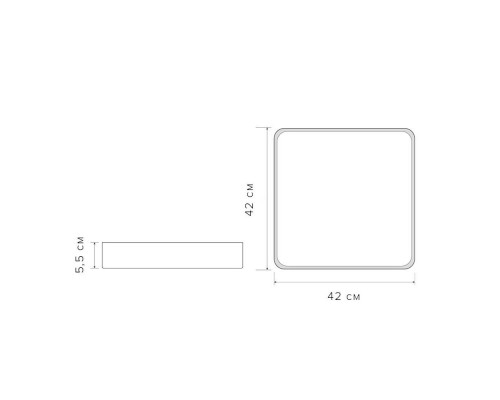 Потолочный светодиодный светильник Jazzway PPB Sсandic-S 5037212