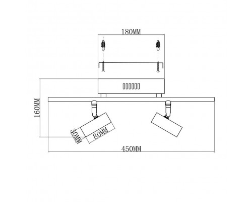 Светодиодный спот Moderli Right V5044-2WL