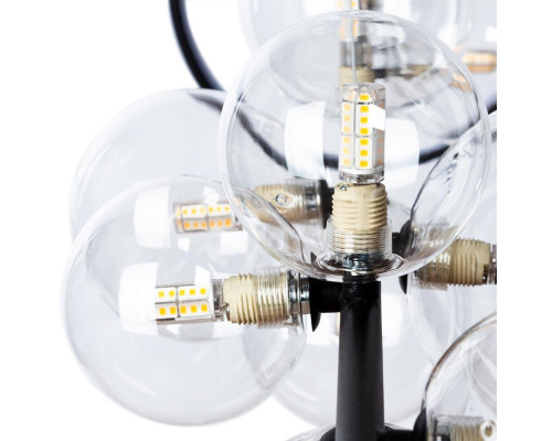 Подвесная светодиодная люстра Arte Lamp Saturn A7790SP-50BK Подвесная светодиодная люстра Arte Lamp Saturn A7790SP-50BK