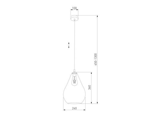 Подвесной светильник TK Lighting 4322 Fuente