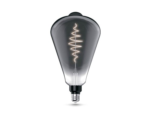 Лампа светодиодная филаментная Gauss E27 8,5W 1800K серая 157802005