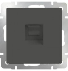 Телефонная розетка Werkel RJ-11 серо-коричневая WL07-RJ-11 4690389054082