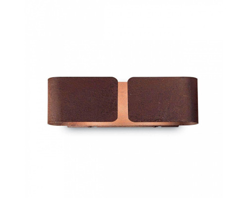Настенный светильник Ideal Lux Clip AP2 Mini Corten 170923 Настенный светильник Ideal Lux Clip AP2 Mini Corten 170923