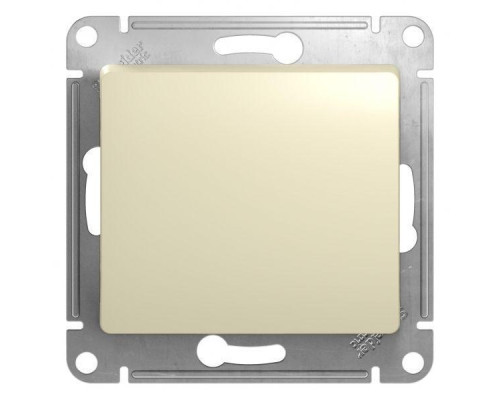 Выключатель одноклавишный Systeme Electric Glossa 10A 250V бежевый GSL000211 Выключатель одноклавишный Systeme Electric Glossa 10A 250V бежевый GSL000211