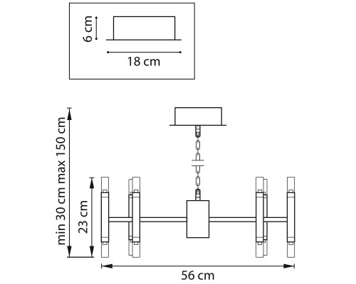Подвесная светодиодная люстра Lightstar Iris 734247