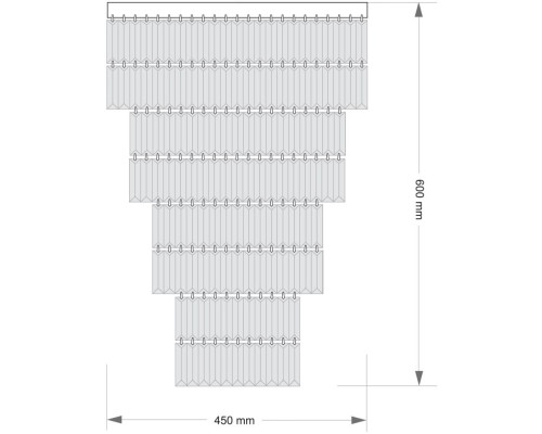 Потолочная люстра KUTEK ELLINI ELL-PLM-6(N)450/II