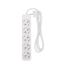 Удлинитель STANDARD 5 гнезд, 1,5м, 3х1,0мм?, с/з, белый REXANT 13-4028