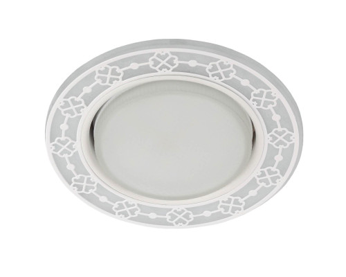 Точечный светильник ЭРА с подсветкой DK LD28 WH/WH Б0037391