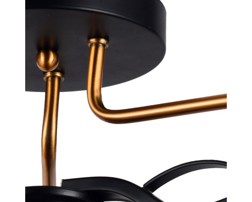 Потолочная люстра Reluce 72105-0.3-03 BK+GAB