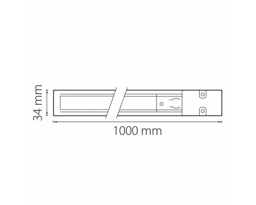 Шинопровод трехфазный Lightstar Barra 504015