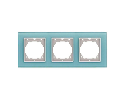 Рамка 3-постовая Vesta-Electric Exclusive Blue голубой FRM050206SIN Рамка 3-постовая Vesta-Electric Exclusive Blue голубой FRM050206SIN