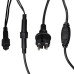 Cветодиодная гирлянда Sneha бахрома 230V синий/белый мерцающий A-020 BL/WT FLASH