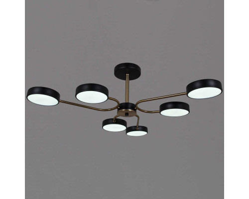 Светильник потолочный Reluce 03325-0.3-06 BK+COPPER