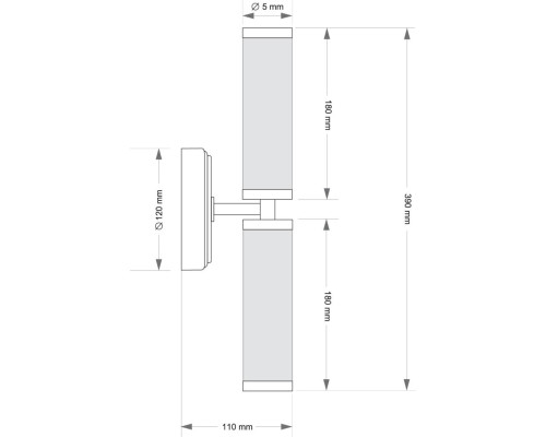Настенный светильник KUTEK SALETTO SAL-K-2(Z) Настенный светильник KUTEK SALETTO SAL-K-2(Z)