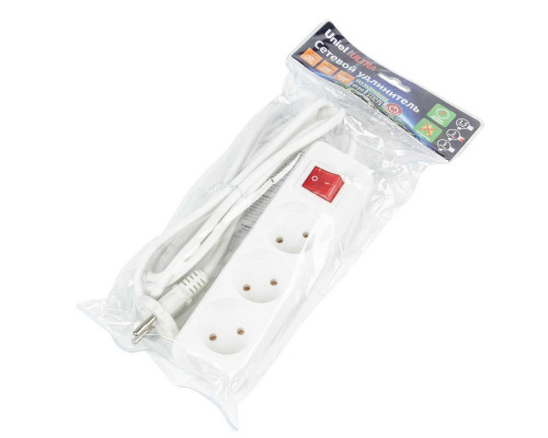Удлинитель Uniel Ultra 3гн х 2м б/з S-CU3-2B White UL-00009994 Удлинитель Uniel Ultra 3гн х 2м б/з S-CU3-2B White UL-00009994