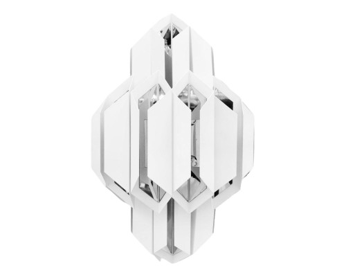 Настенный светильник Lumina Deco Piramid LDW 6021-2 WT+CHR Настенный светильник Lumina Deco Piramid LDW 6021-2 WT+CHR
