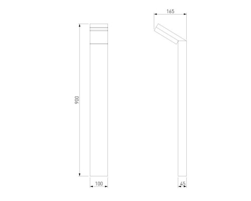 Уличный светодиодный светильник Elektrostandard Sensor 1542 Techno Led серый a053949 Уличный светодиодный светильник Elektrostandard Sensor 1542 Techno Led серый a053949