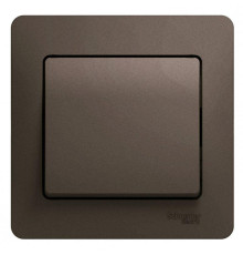 Выключатель одноклавишный Systeme Electric Glossa 10A 250V шоколад GSL000812