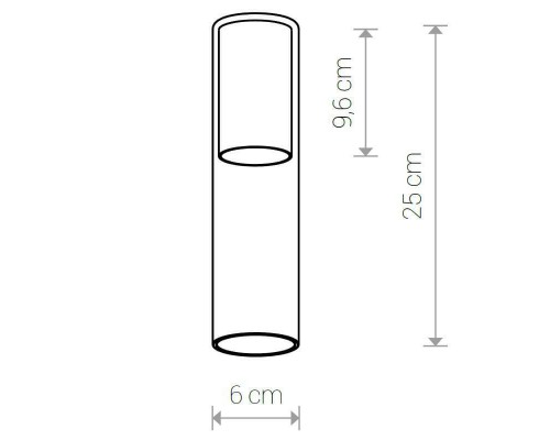 Плафон Nowodvorski Cameleon Cylinder M 8543