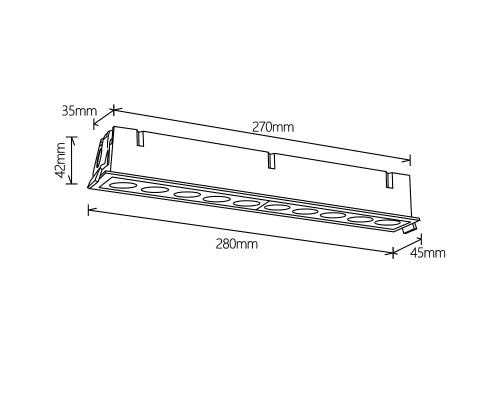 Встраиваемый светильник Mantra BLAU 9134