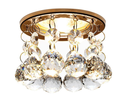 Встраиваемый светильник Ambrella light Crystal K2051 CL/G Встраиваемый светильник Ambrella light Crystal K2051 CL/G