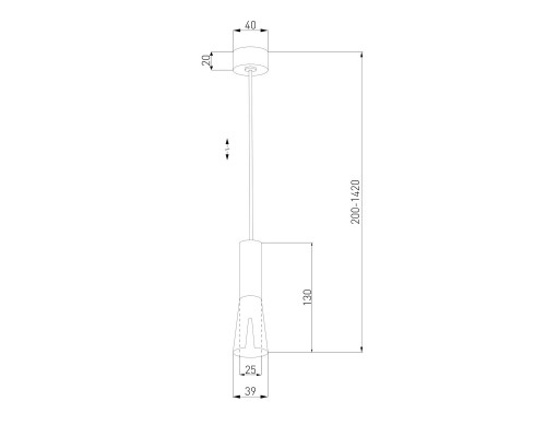 Подвесной светодиодный светильник Elektrostandard Pino 50311 LED a067972 Подвесной светодиодный светильник Elektrostandard Pino 50311 LED a067972