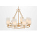 Подвесная люстра Lumina Deco Marietta LDP 8025-8 F.GD+WT