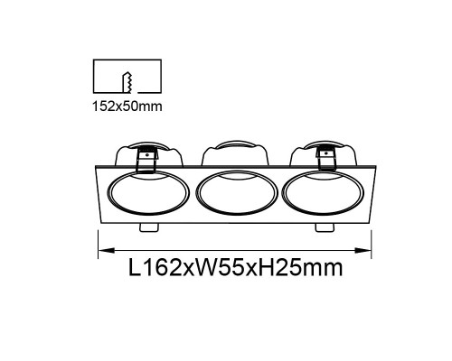 Встраиваемый светильник Mantra ANTILLA 9173 Встраиваемый светильник Mantra ANTILLA 9173