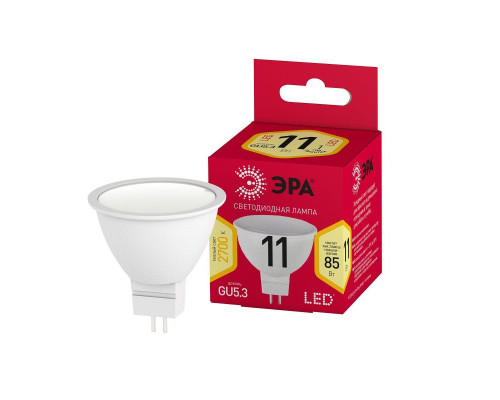 Лампа светодиодная ЭРА LED MR16-11W-827-GU5.3 R Б0056064 Лампа светодиодная ЭРА LED MR16-11W-827-GU5.3 R Б0056064