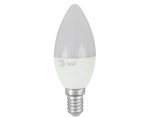 Лампа светодиодная ЭРА E14 8W 2700K матовая ECO LED B35-8W-827-E14 Б0030018