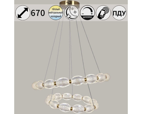 Светильник потолочный Reluce 41490-0.4-12+18 Светильник потолочный Reluce 41490-0.4-12+18