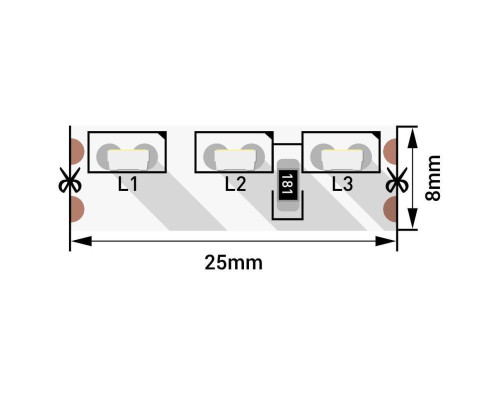 Светодиодная лента SWG 9,6W/m 120LED/m 315SMD холодный белый 5M 004203 Светодиодная лента SWG 9,6W/m 120LED/m 315SMD холодный белый 5M 004203