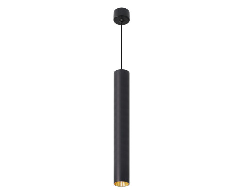 Светильник потолочный Feron ML1018 Barrel levitation на подвесе MR11 35W 230V, черный + золото 40*250 51387 Светильник потолочный Feron ML1018 Barrel levitation на подвесе MR11 35W 230V, черный + золото 40*250 51387