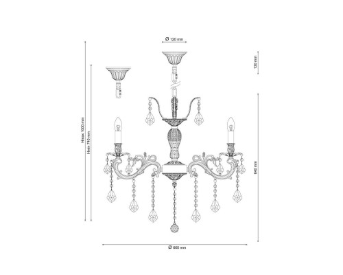 Подвесная люстра Lucia Tucci Barletta 122.8 Antique Подвесная люстра Lucia Tucci Barletta 122.8 Antique