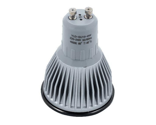 Лампочка светодиодная DesignLed GU10 6W 4000K прозрачная 002356 Лампочка светодиодная DesignLed GU10 6W 4000K прозрачная 002356