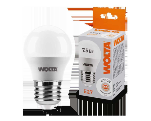 Светодиодная лампа WOLTA 25S45GL7.5E27 Светодиодная лампа WOLTA 25S45GL7.5E27
