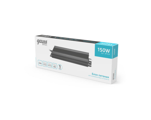 Блок питания Gauss 150W 12V IP20 BT524