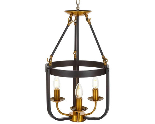 Подвесной светильник Lumina Deco Berling LDP 8024-3 BK+MD Подвесной светильник Lumina Deco Berling LDP 8024-3 BK+MD