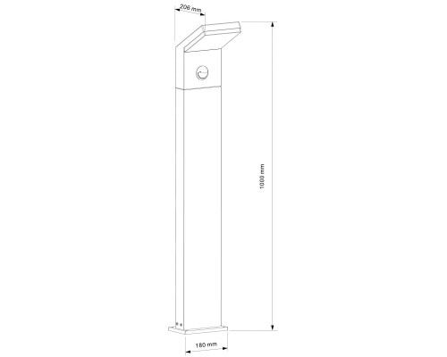 Уличный светодиодный светильник Deko-Light Tucanae Motion 733068 Уличный светодиодный светильник Deko-Light Tucanae Motion 733068